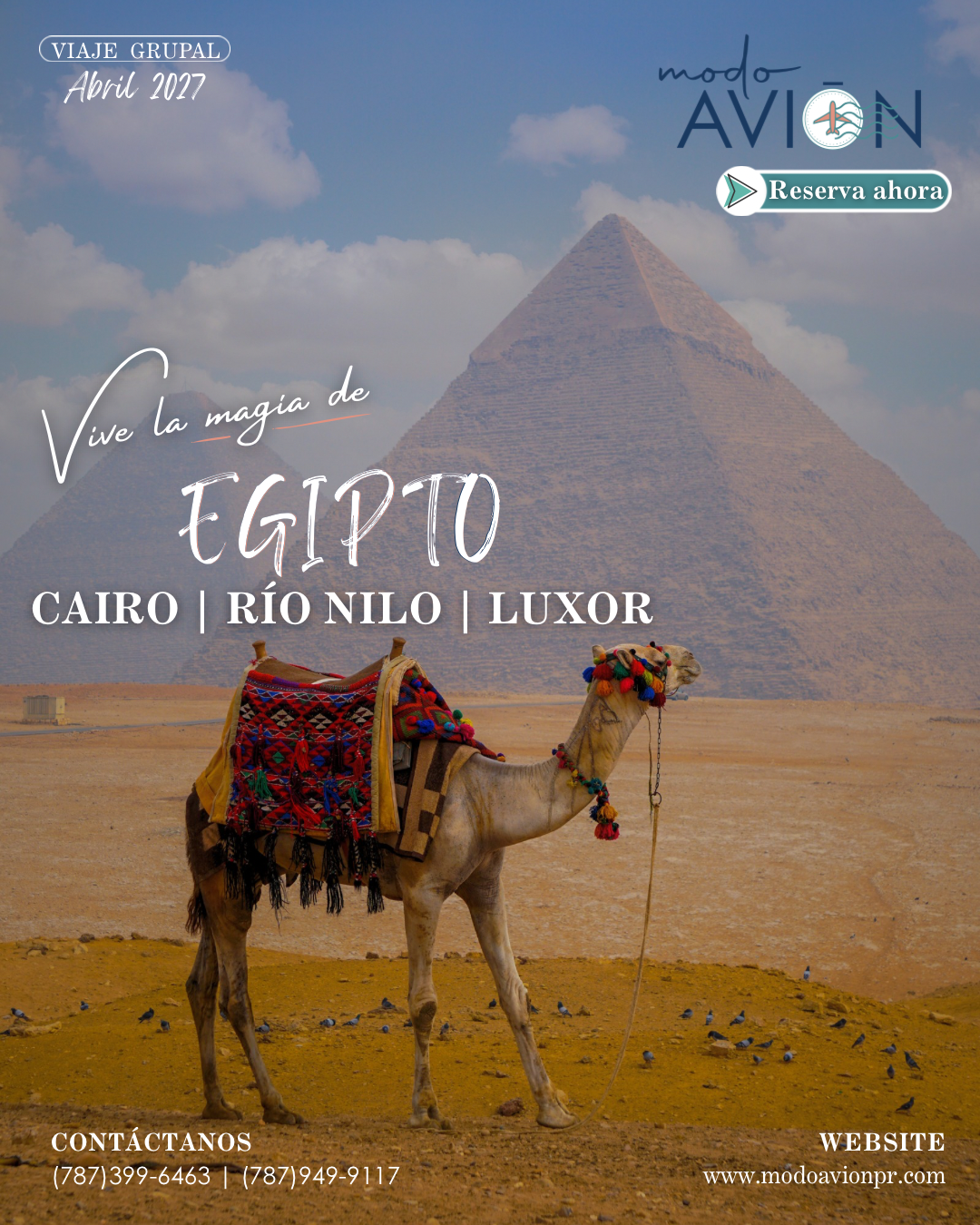 Vive la magia de EGIPTO…